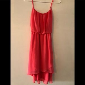 Guess coral flowy dress